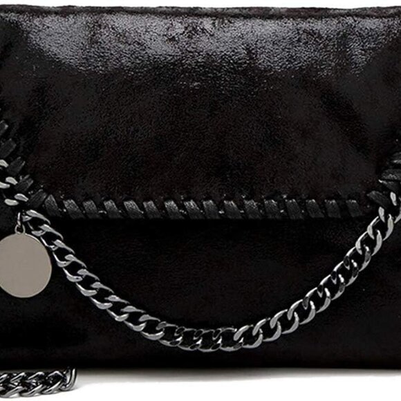 Crossbody Bags for Women Designer Handbags for Women Black Clutch Chain Crossbod - Picture 1 of 6